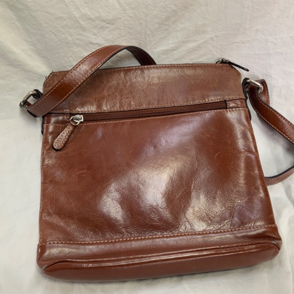 Brown Leather Crossbody Bag by Giani Bernini - Picture 7 of 11